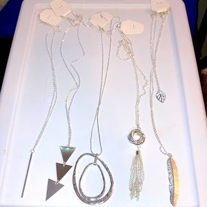 5 NEW necklaces
